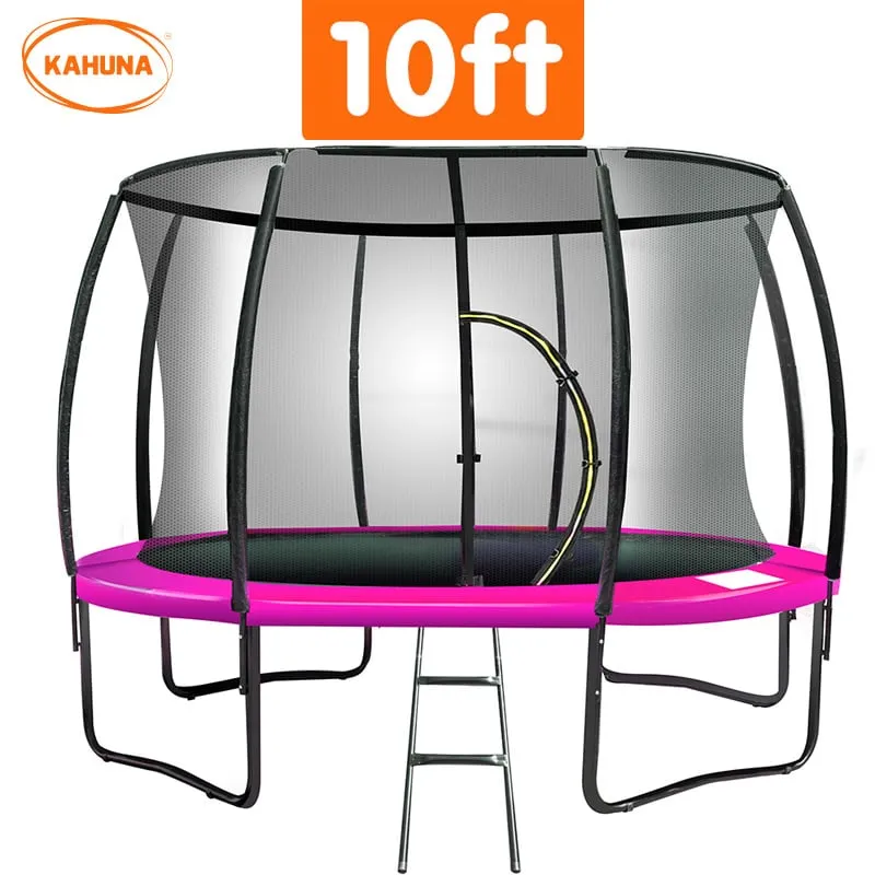 10ft Heavy Duty Kids Trampoline Set with Safety Net - Kahuna