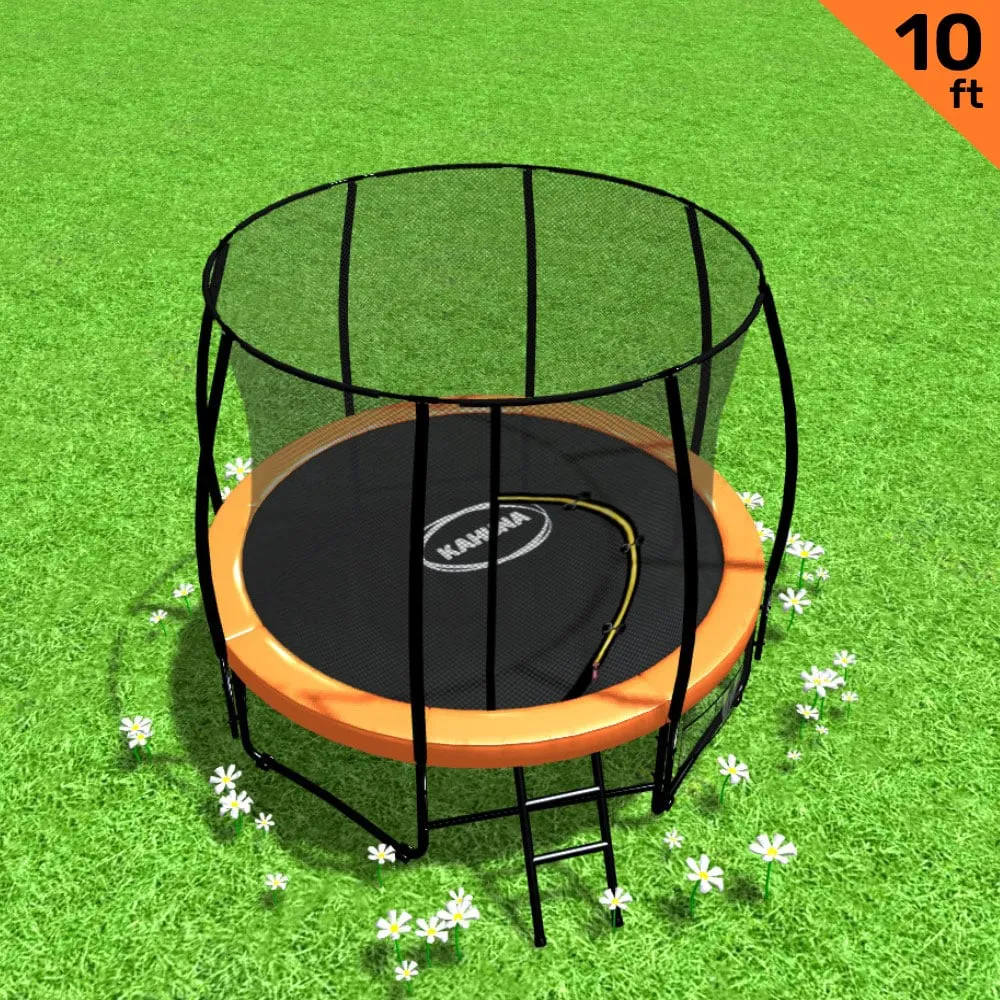 10ft UV-Stabilised Trampoline with Safety Net & Ladder - Kahuna