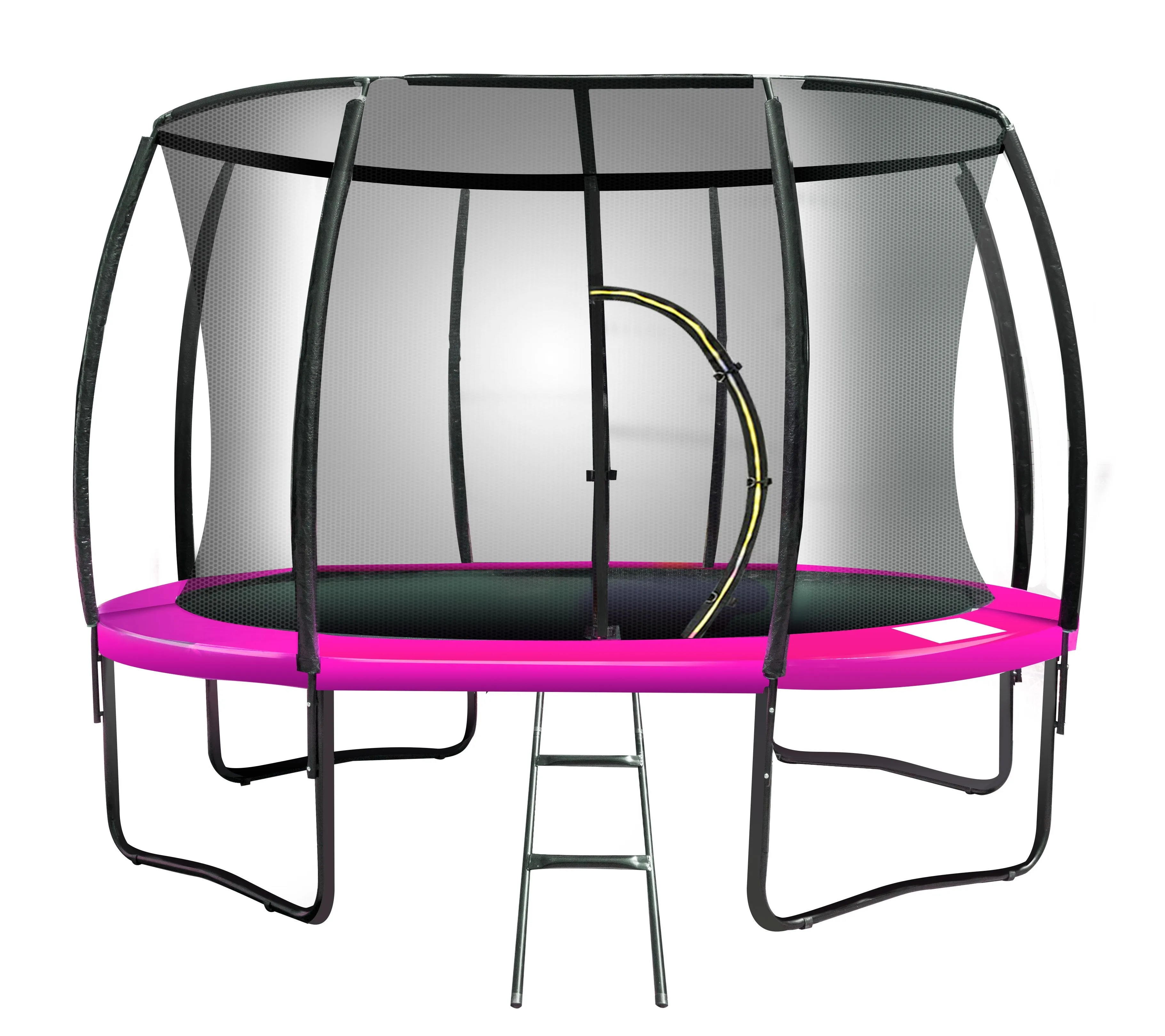 8ft Trampoline UV-Safety Net, Steel Frame with Ladder - Kahuna