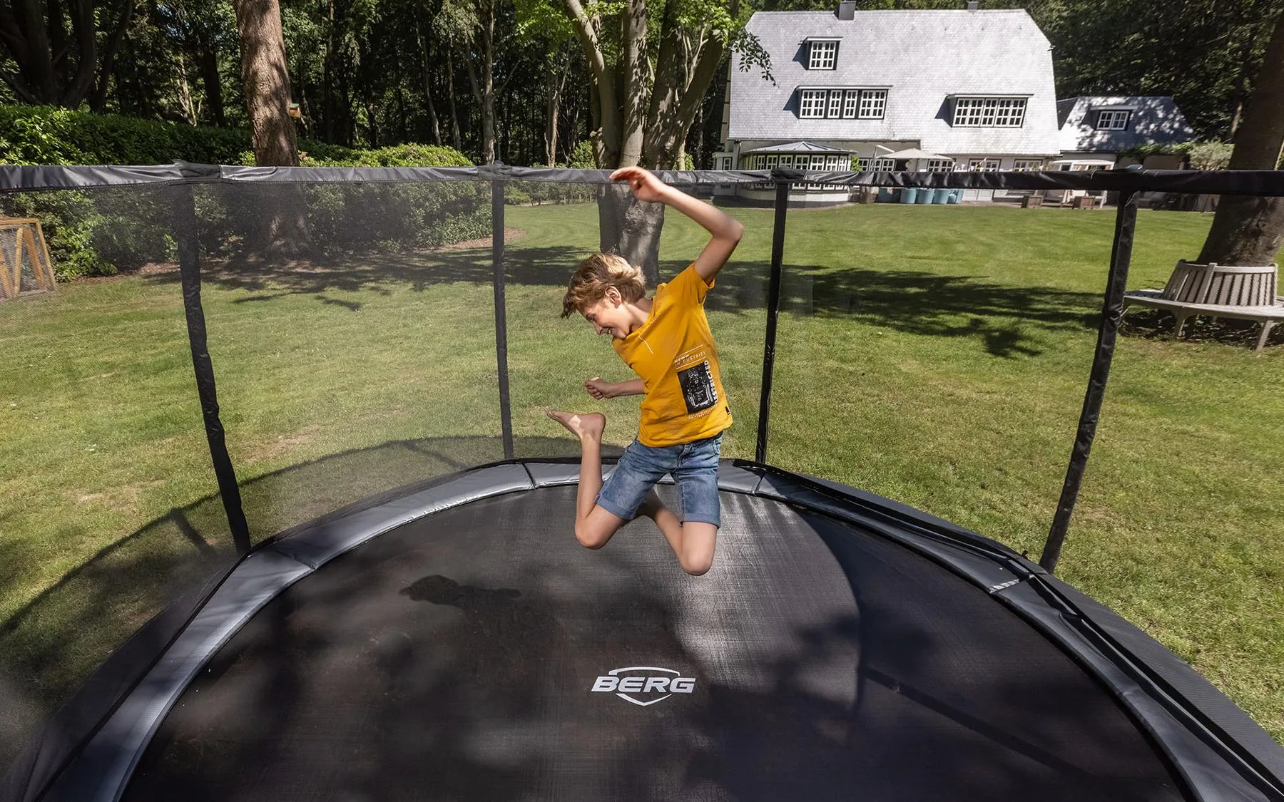 Berg Inground Champion Trampoline - 9ft to 14ft