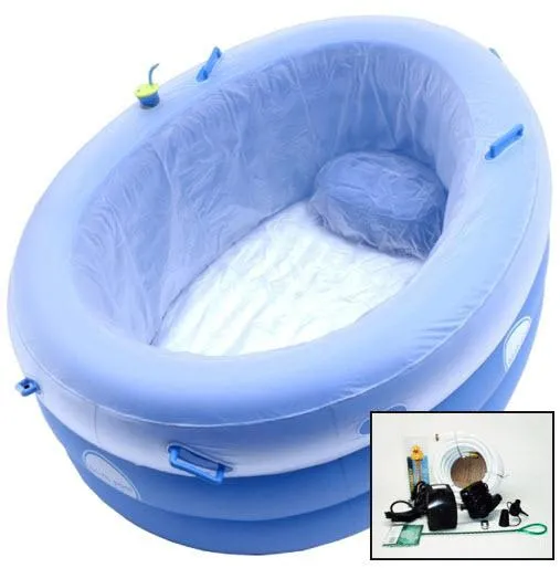 Birth Pool In A Box Eco REGULAR Professional Pool Package - SKY BLUE