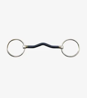 Blue Sweet Iron Loose Ring Mullen Mouth Snaffle