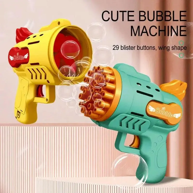 Bubble Machine Gun 29Holes Blaster For Kids