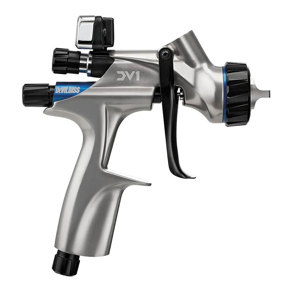 DEVILBISS DV1-B  Basecoat Digital HVLP Plus Gravity Feed Spray Gun 1.3mm Tip