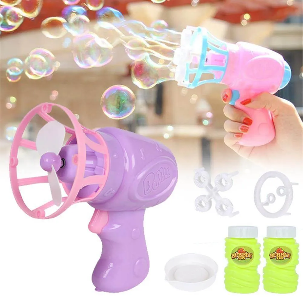 Electric Kids Bubble Flower Fan