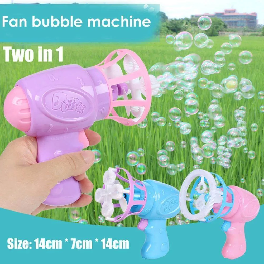 Electric Kids Bubble Flower Fan