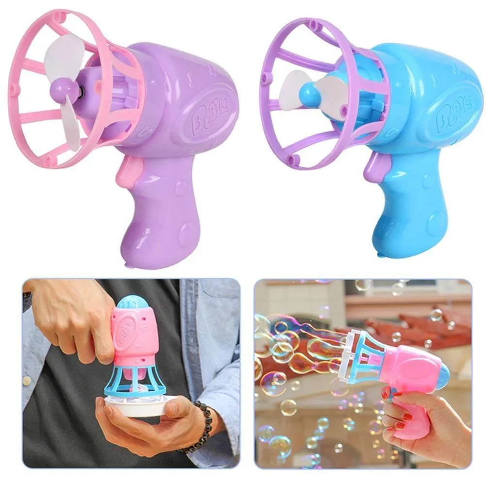 Electric Kids Bubble Flower Fan