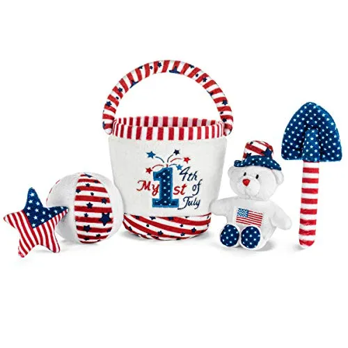 Fourth of July - Independence Day - Soft Sand Bucket Playset