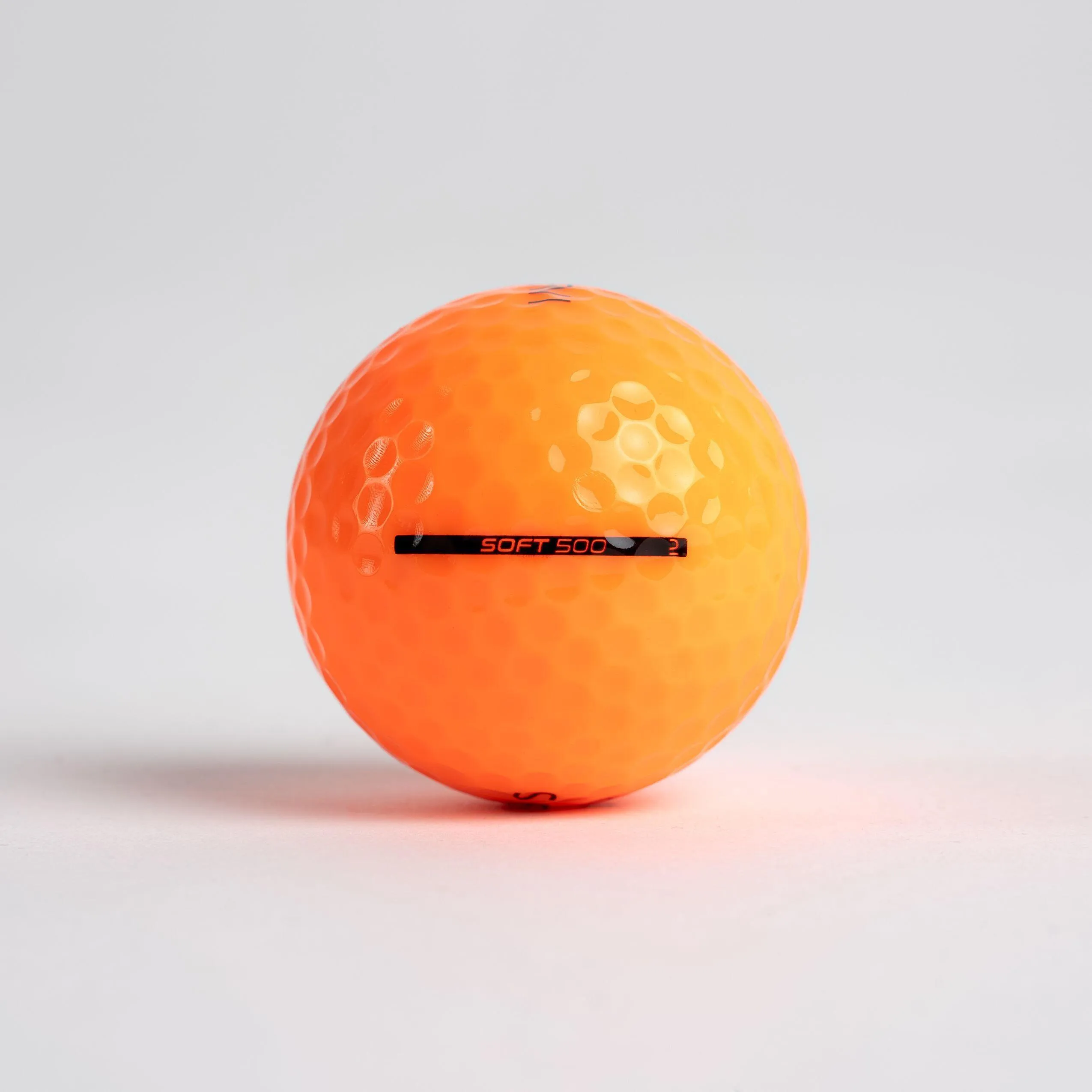 Golf balls Soft 500 12 pieces orange INESIS, orange