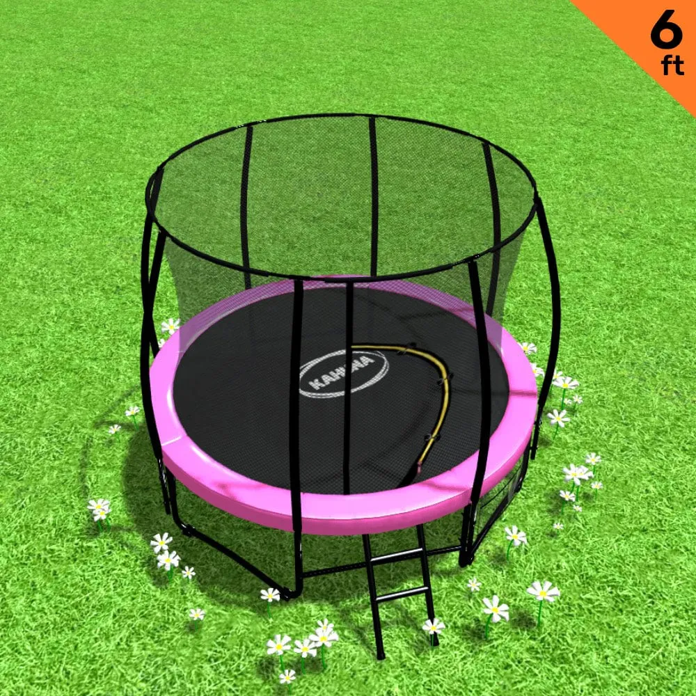 Heavy Duty 6ft Outdoor Trampoline with Safety Net - Kahuna