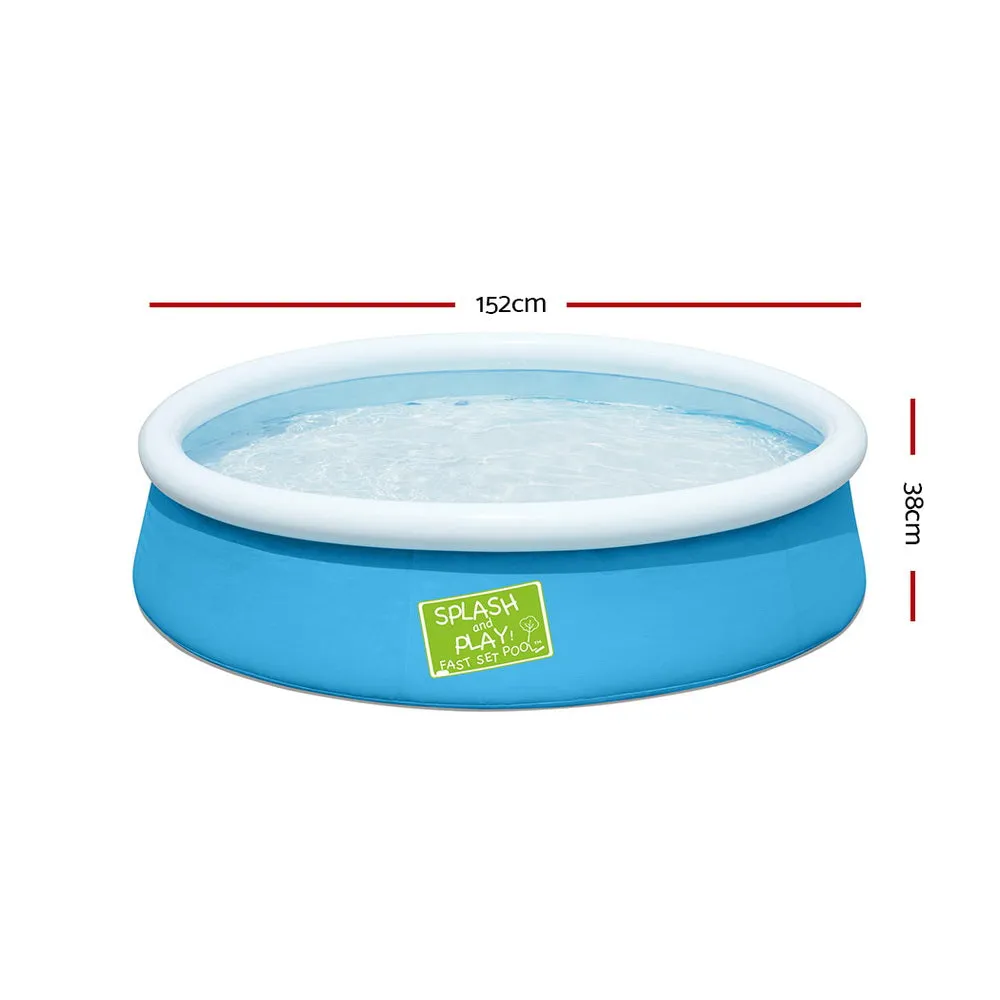 Heavy-duty Vinyl Kids' Inflatable Pool, 152x38cm, 477L - Bestway