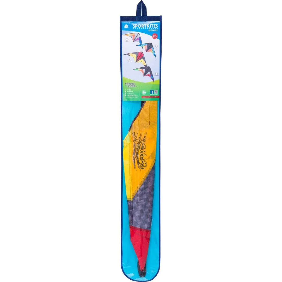 HQ Kites Quickstep II Dual Line Stunt Kite - Graphite