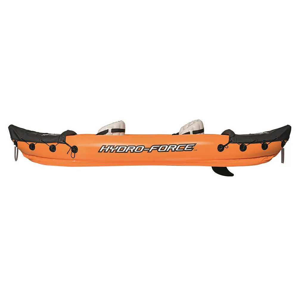 Inflatable Hydro Force Kayak Canoe Water Raft 2 Person Aluminium Oar