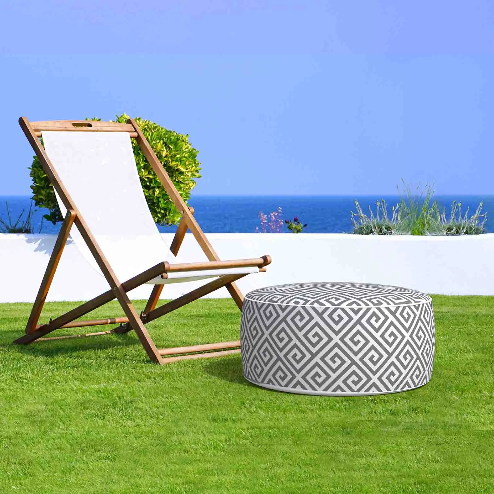 Inflatable Ottoman MagMaze Grey LVTXIII Outdoor