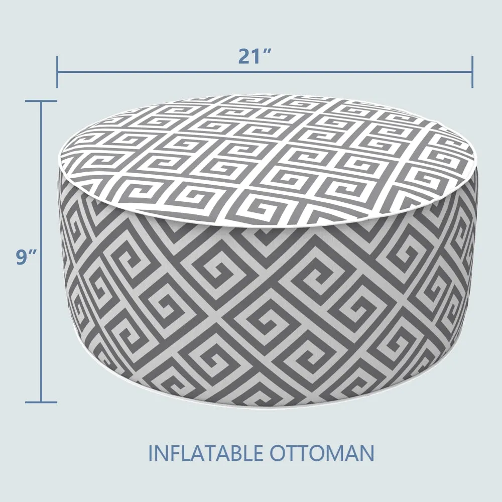 Inflatable Ottoman MagMaze Grey LVTXIII Outdoor