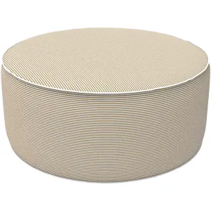 Inflatable Ottoman Stripe Beige LVTXIII Outdoor