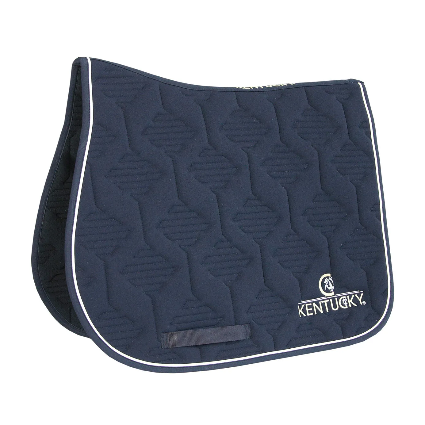 Kentucky Horsewear Colour Edition Jumping Saddle Cloth with Logo - Navy