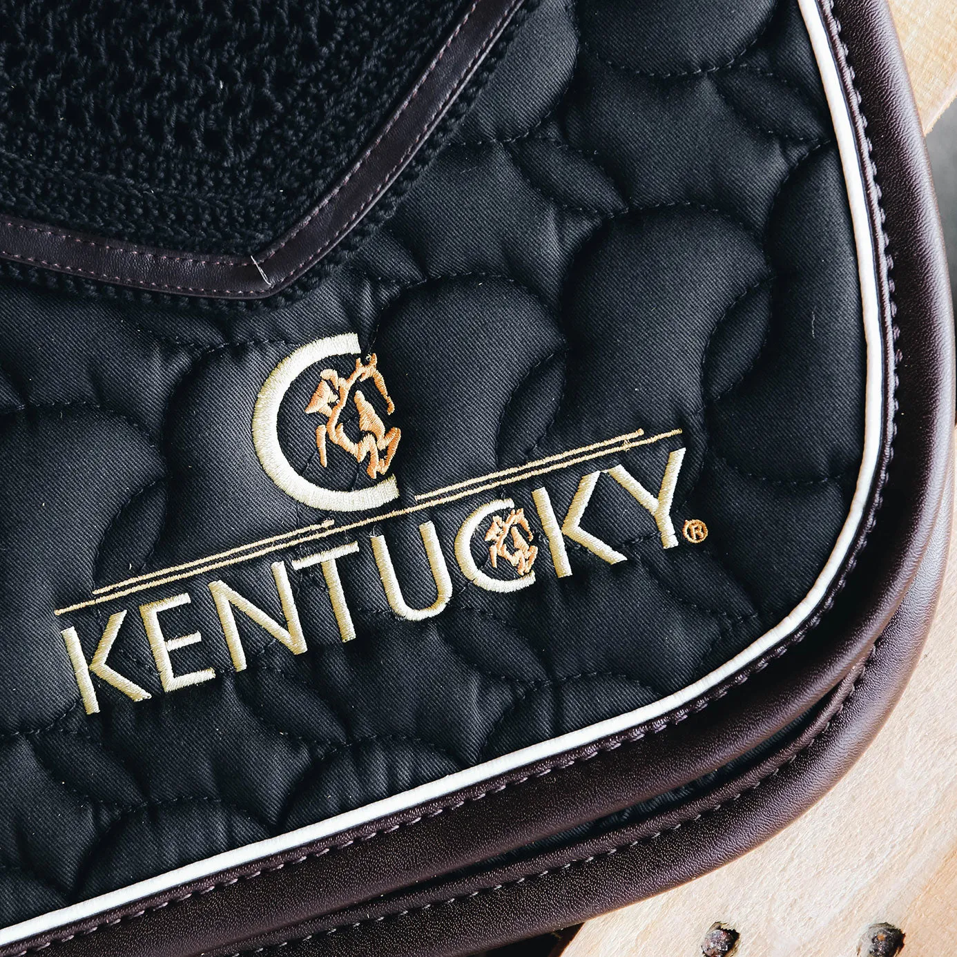 Kentucky Horsewear Logo Jumping Saddle Cloth - Black