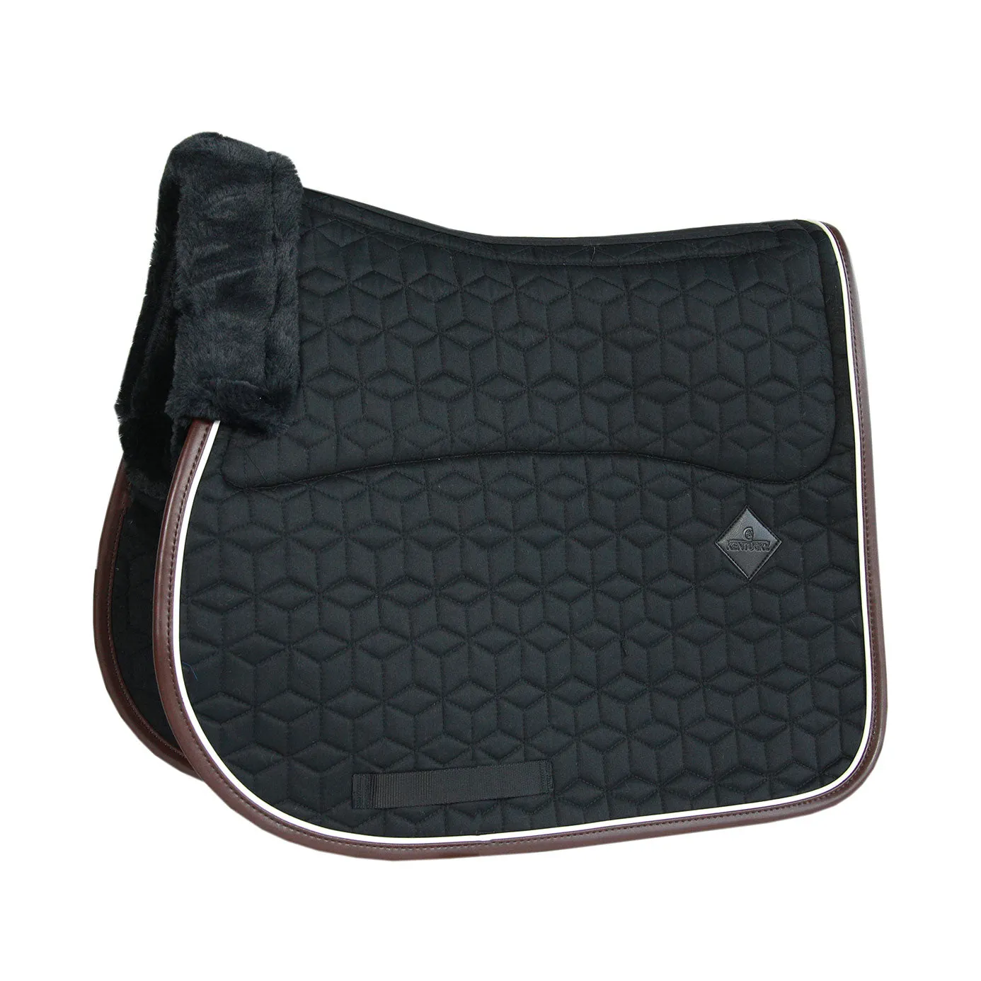 Kentucky Horsewear Skin Friendly Star Quilt Jumping Saddle Cloth - Black