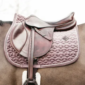 Kentucky Horsewear Velvet Jumping Saddle Cloth - Light Purple