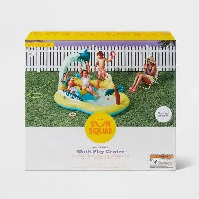 Kids' Sloth Play Center Inflatable Pool - Sun Squad