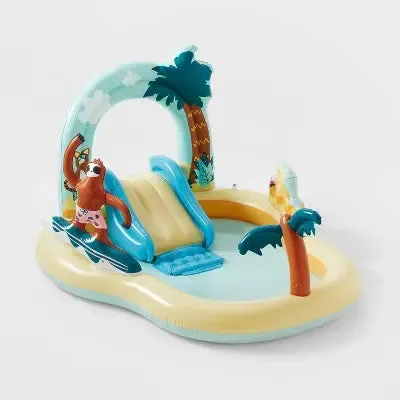 Kids' Sloth Play Center Inflatable Pool - Sun Squad