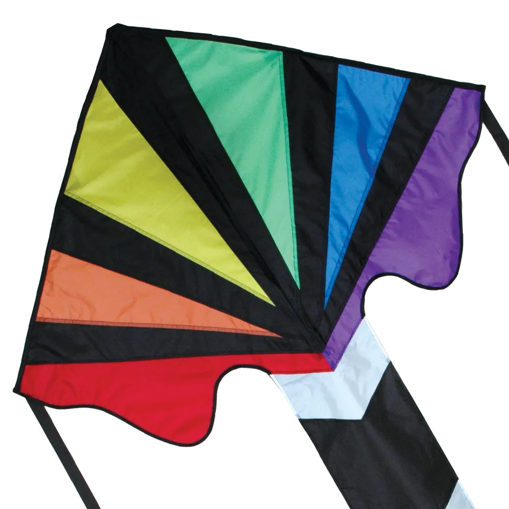 Large Easy Flyer Kite - Rainbow Fountain