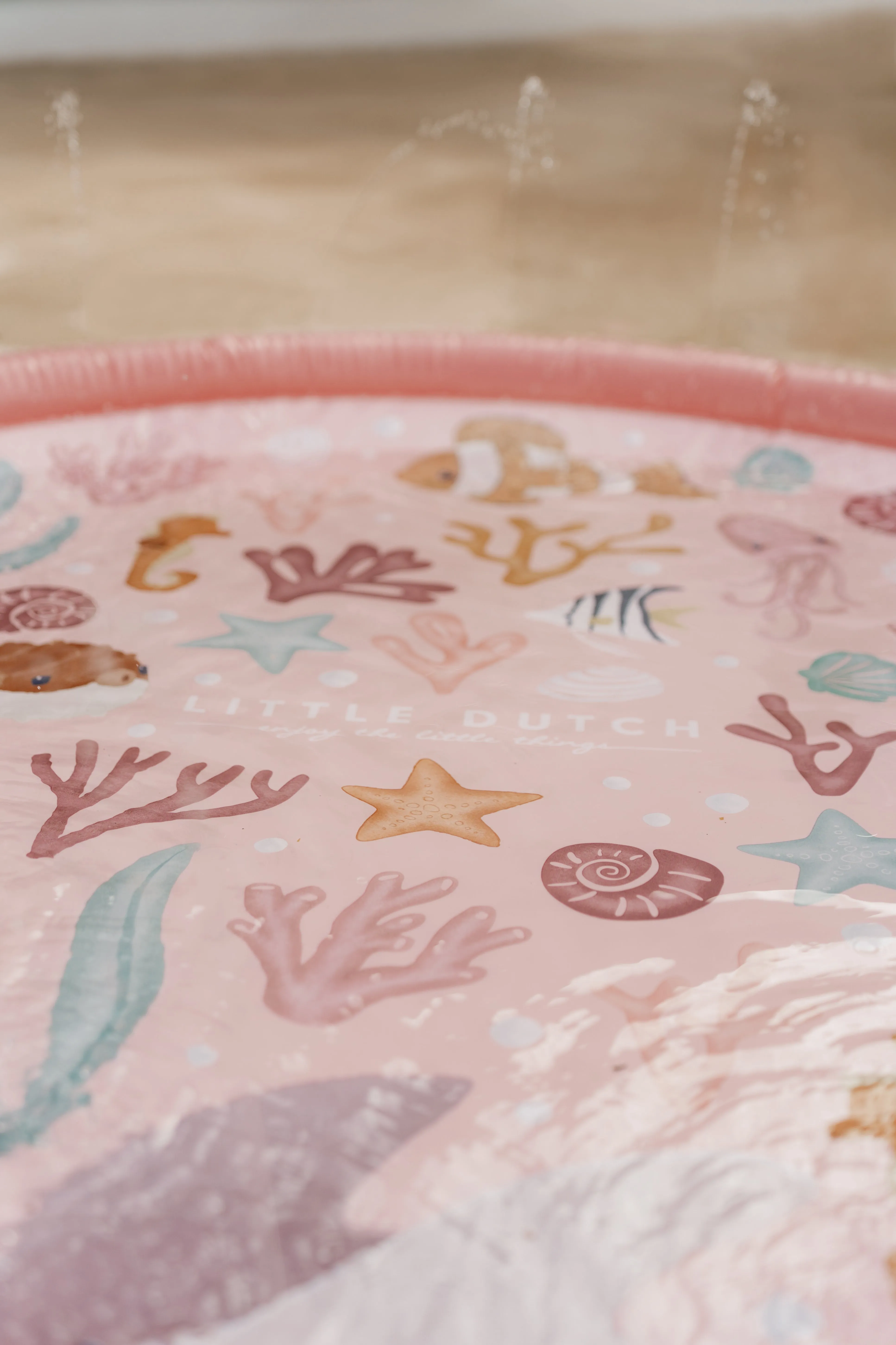 Little Dutch Ocean Dreams Sprinkler Mat 150cm | Pink