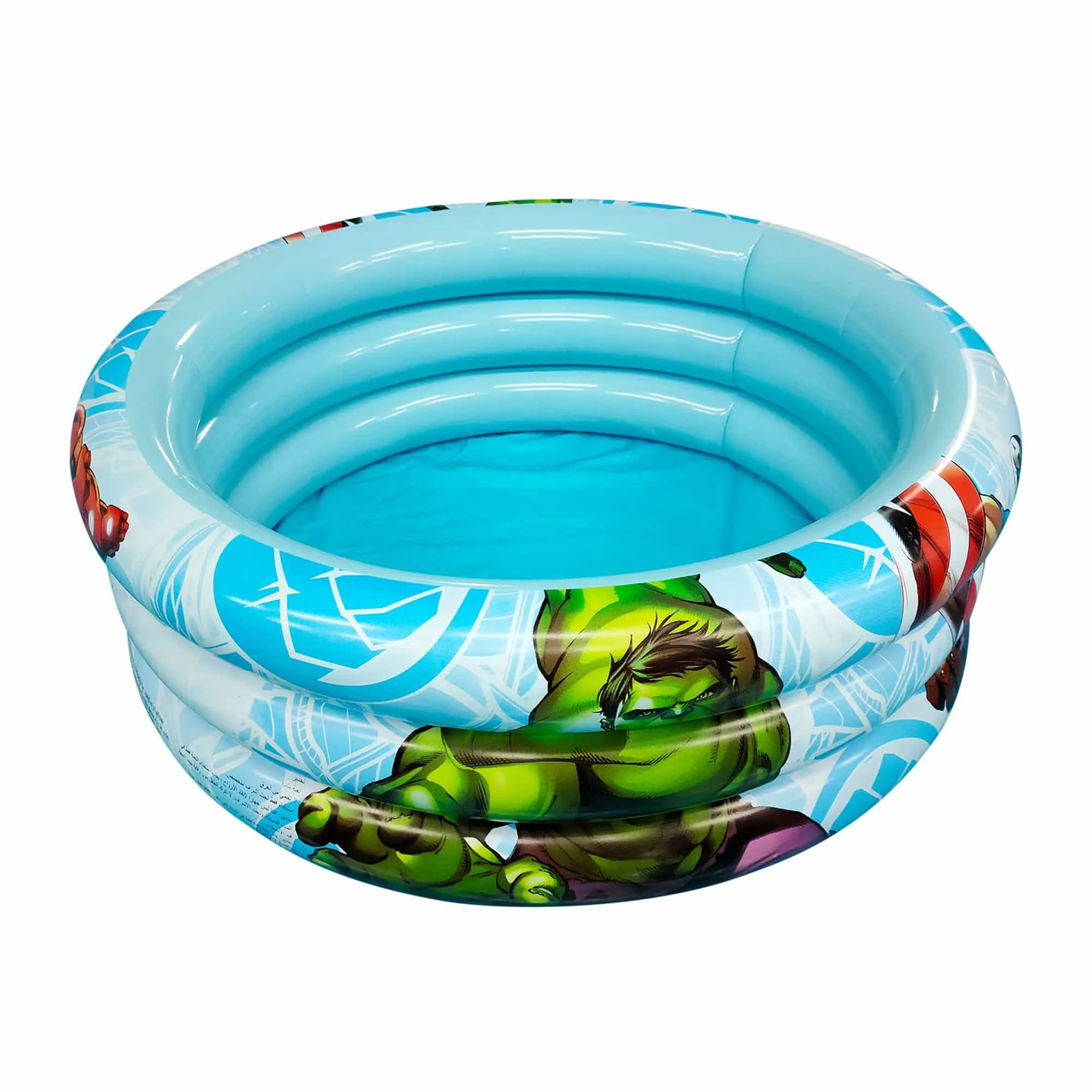 Marvel Avengers Inflatable Swimming Pool for Kids, 3 Rings Kiddie Pool for Toddlers Infant Baby for Backyard Indoor Outdoor Pool Party Games || 3-8 Years