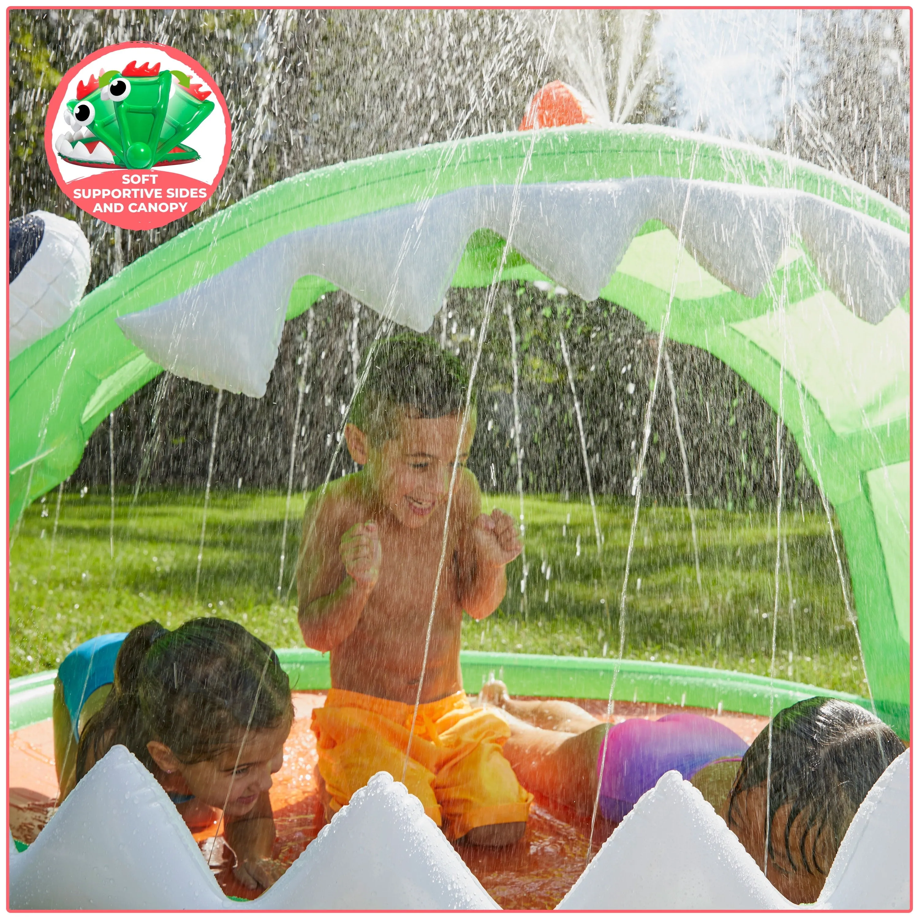 Mega Piranha Shade N' Splash Sprinkler and Splash Pad 5.5'