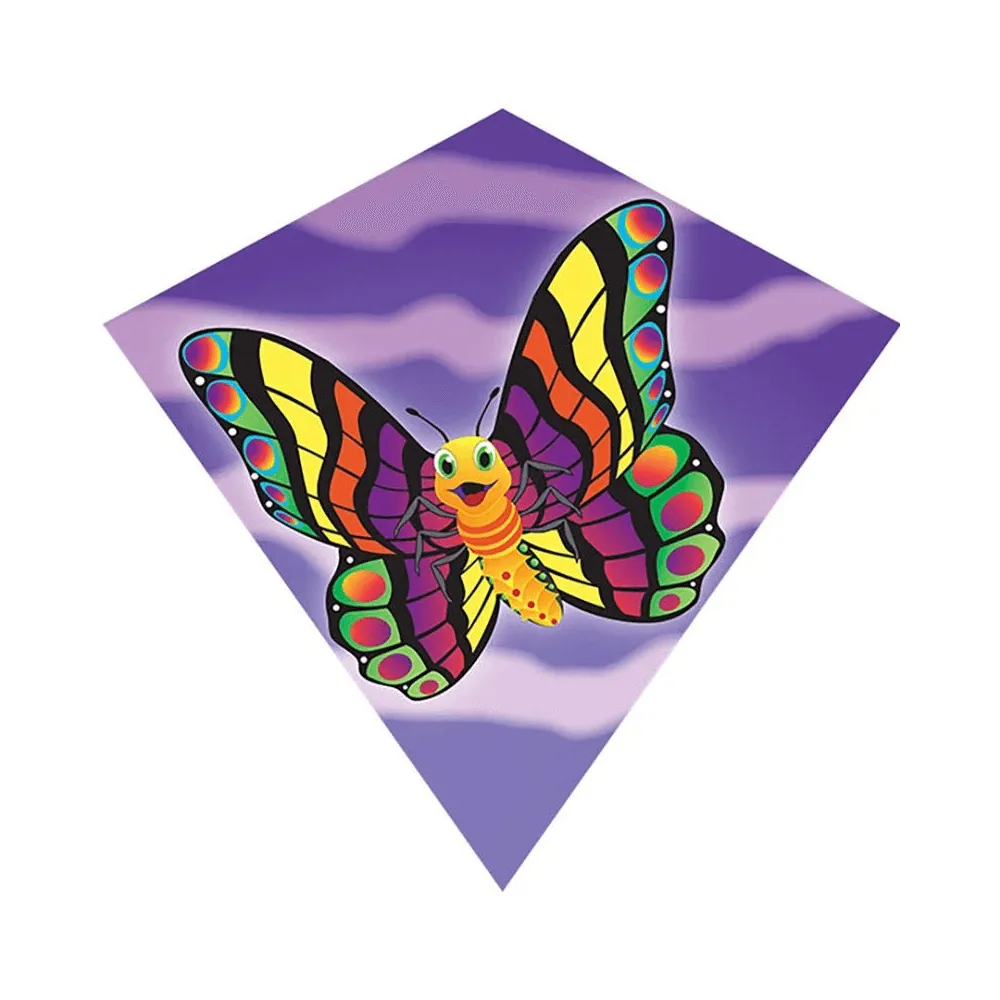 Mini Diamond Butterfly Nylon Kite, 18 Inches Tall