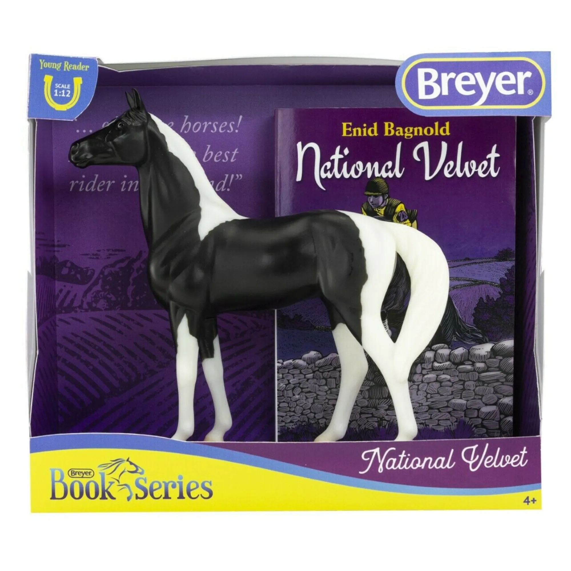 National Velvet Horse And Book Set - TIRED BOX!