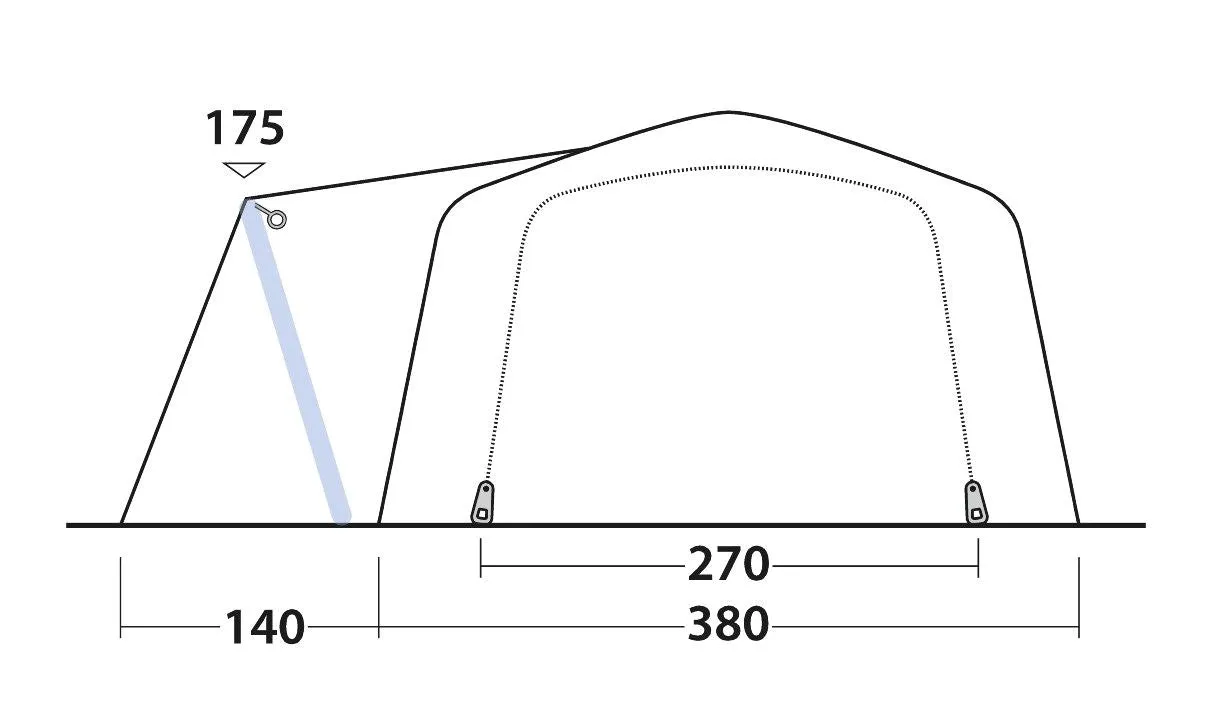 Outwell Airville 6SA Air Tent 2022