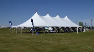 Pole Tent 40' x 100' White