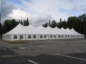 Pole Tent 40' x 220' White