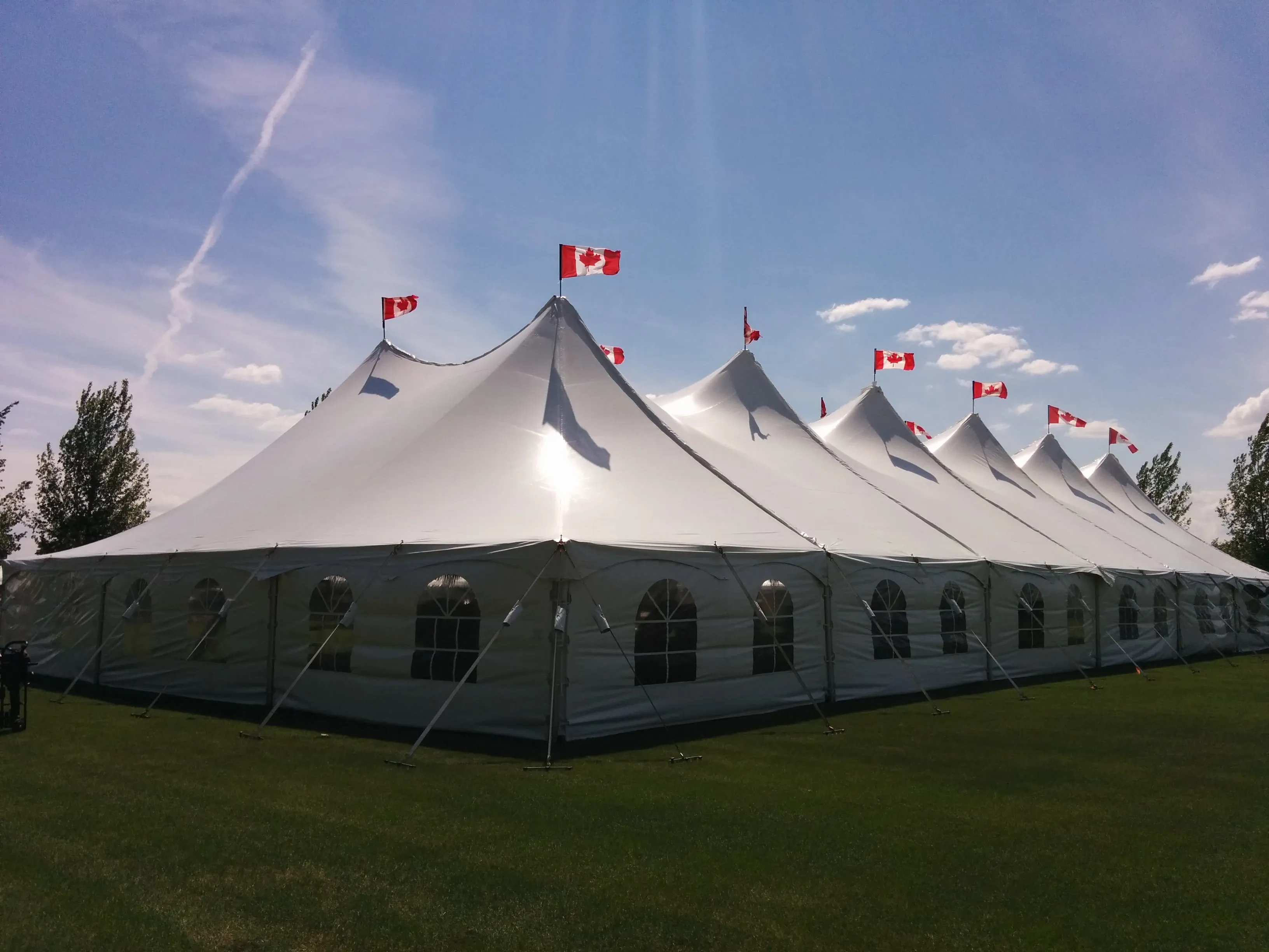 Pole Tent 60' x 140' White