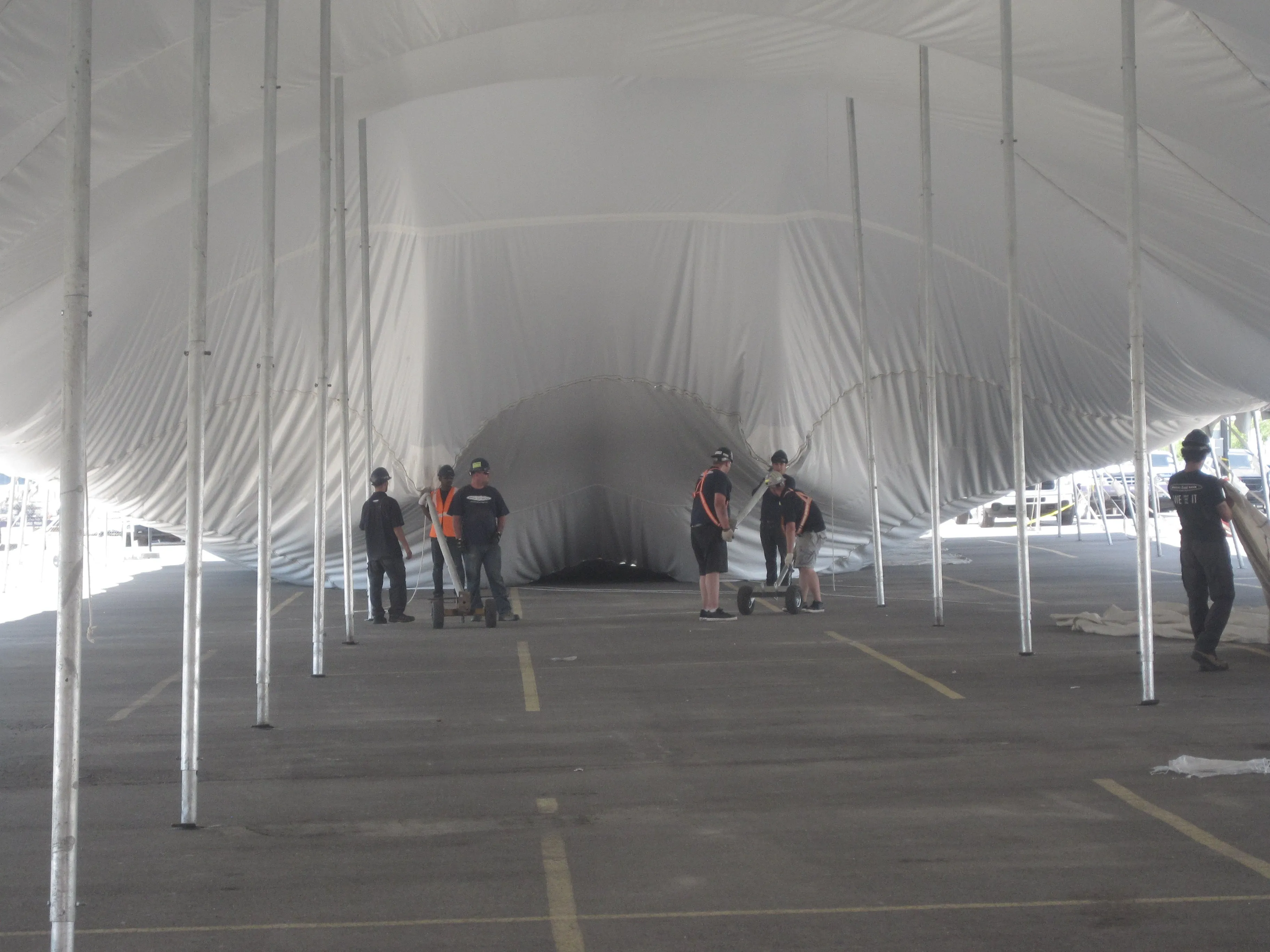 Pole Tent 60' x 240' White