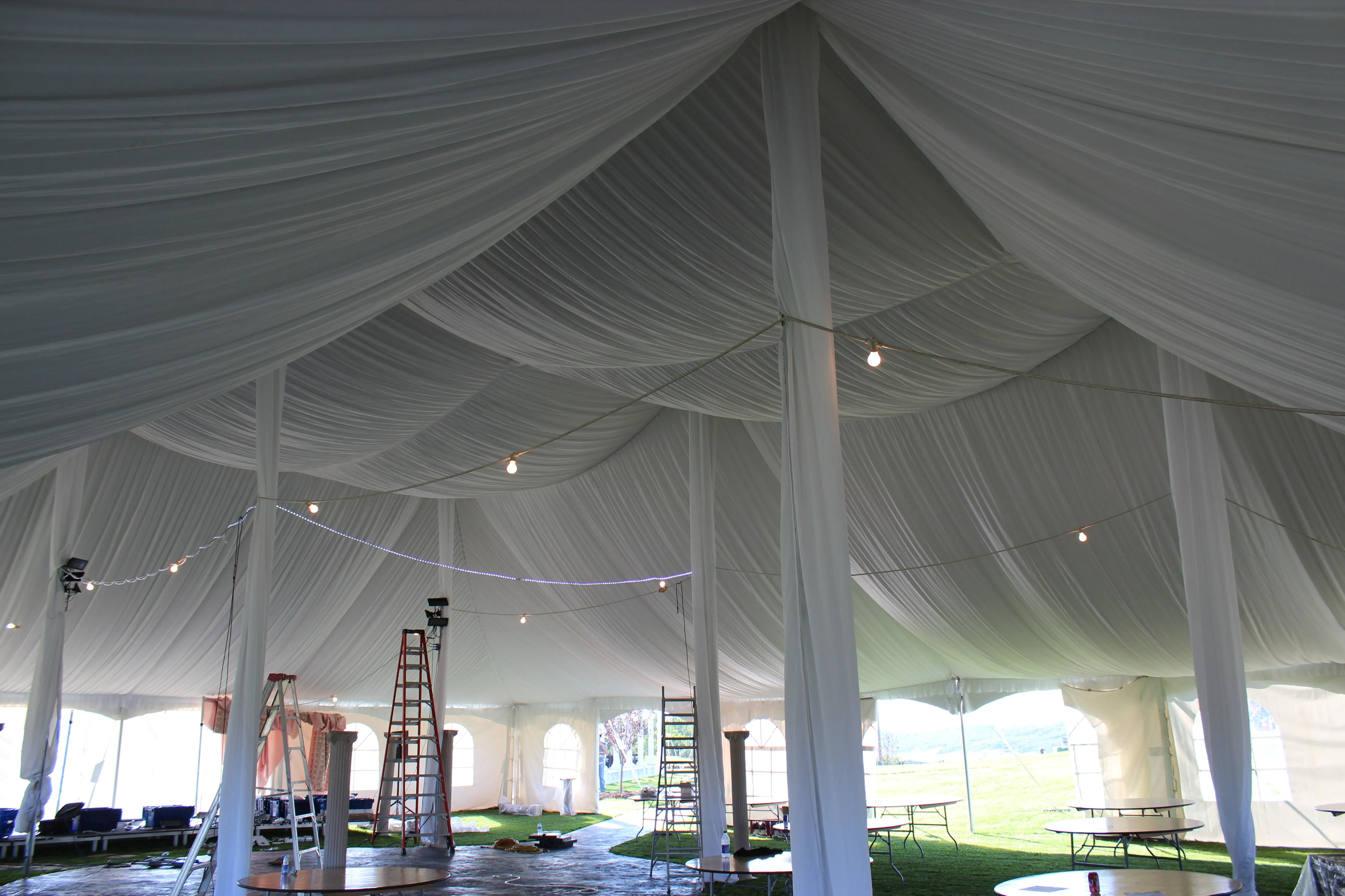 Pole Tent 60' x 80' White