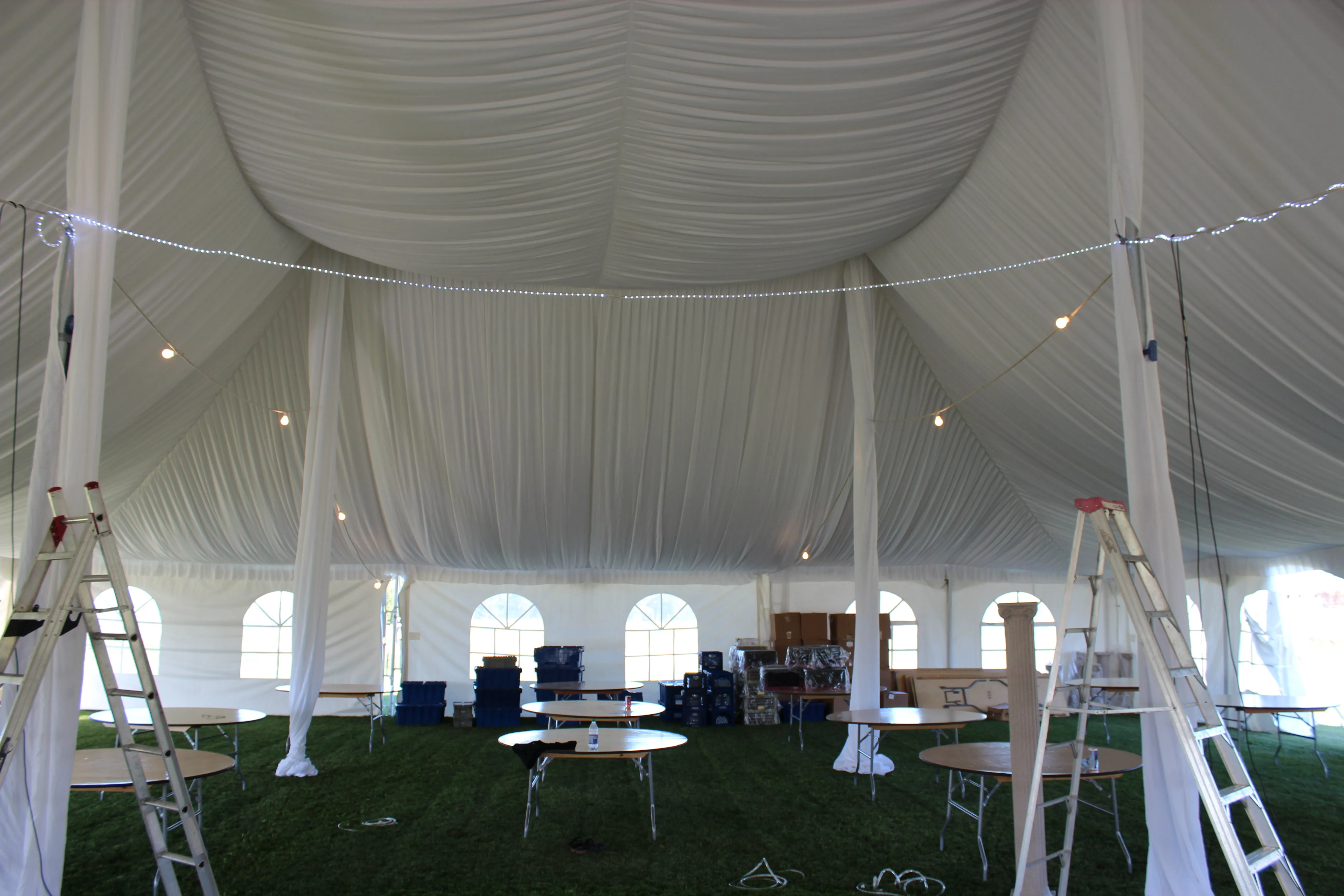 Pole Tent 60' x 80' White