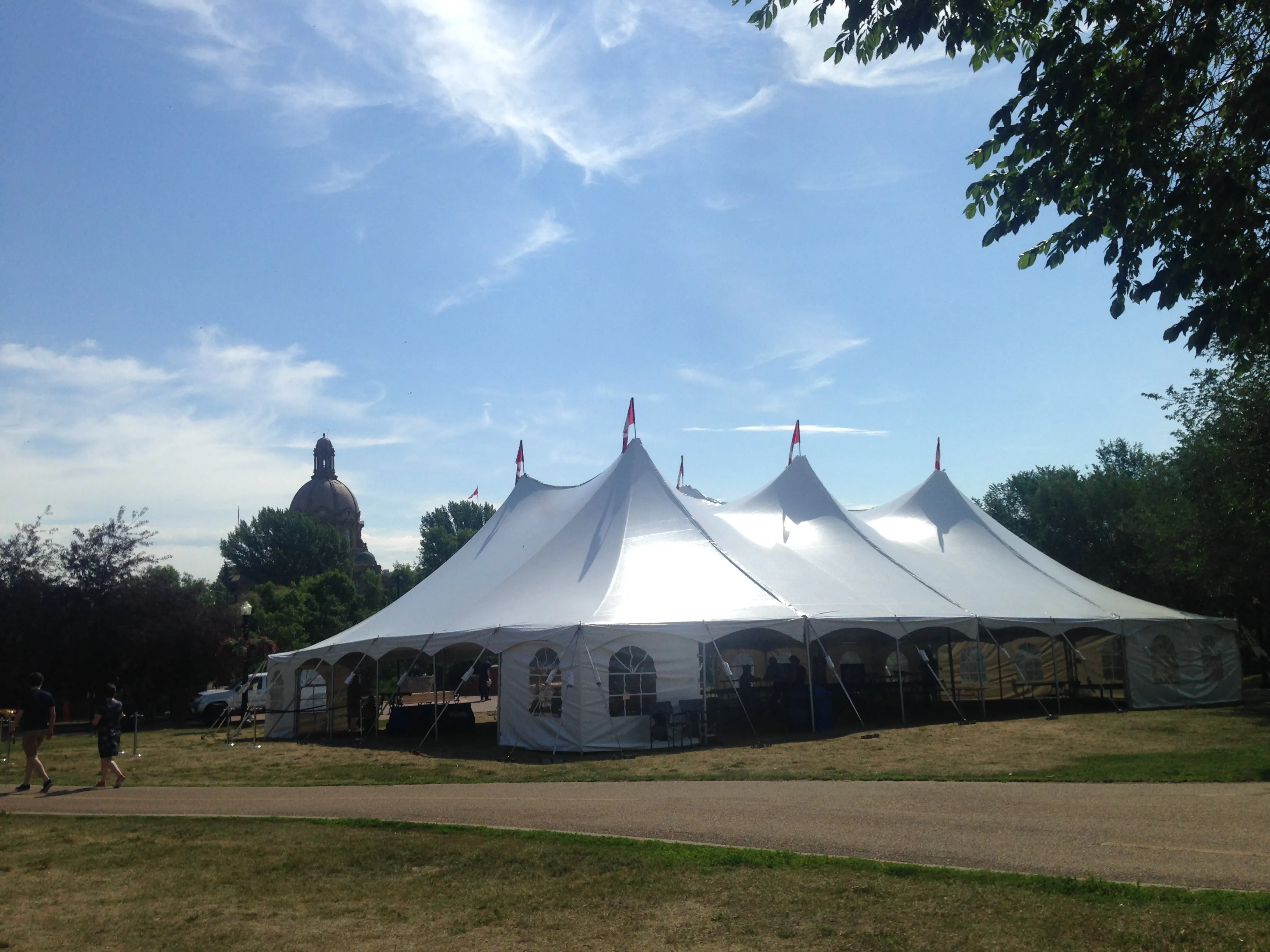 Pole Tent 60' x 80' White