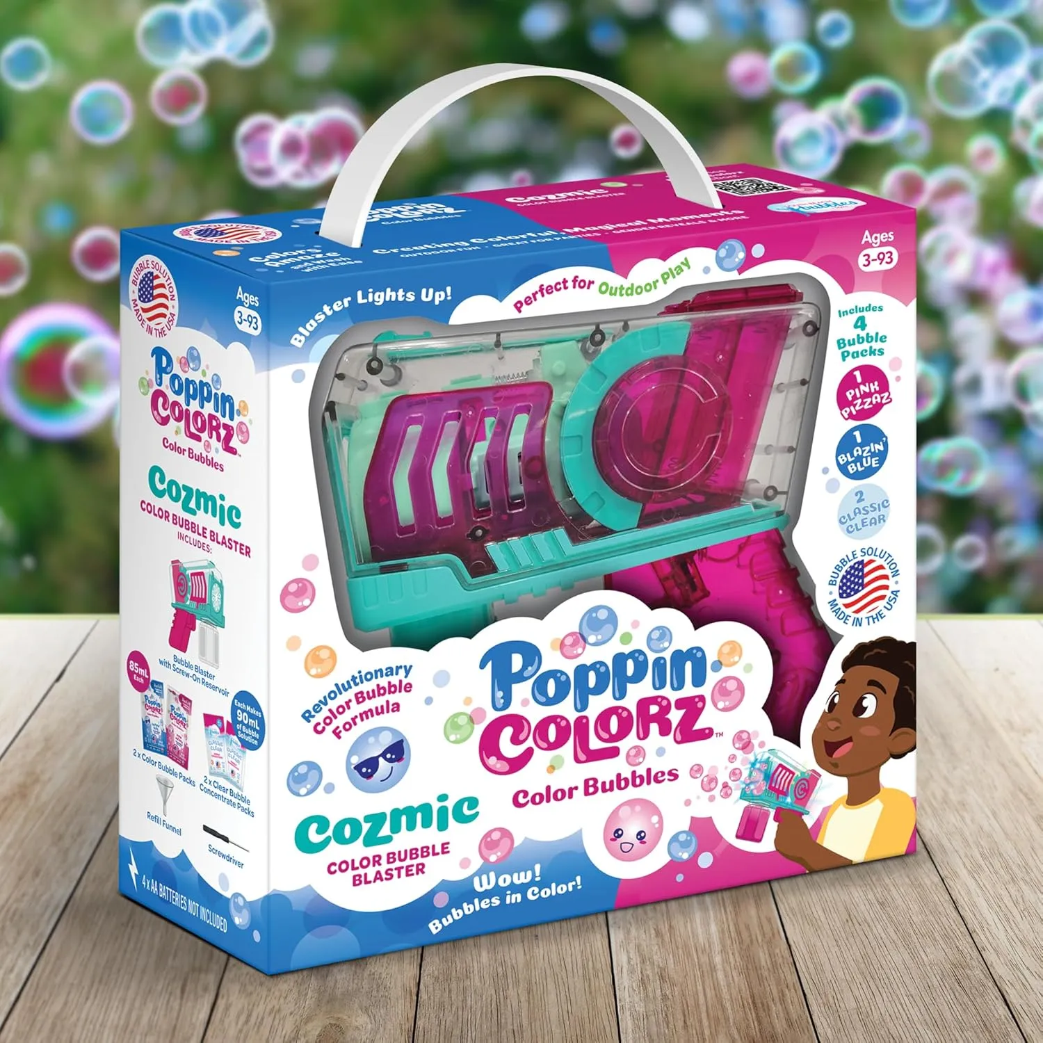 PoppinColorz Cozmic Color Bubble Blaster