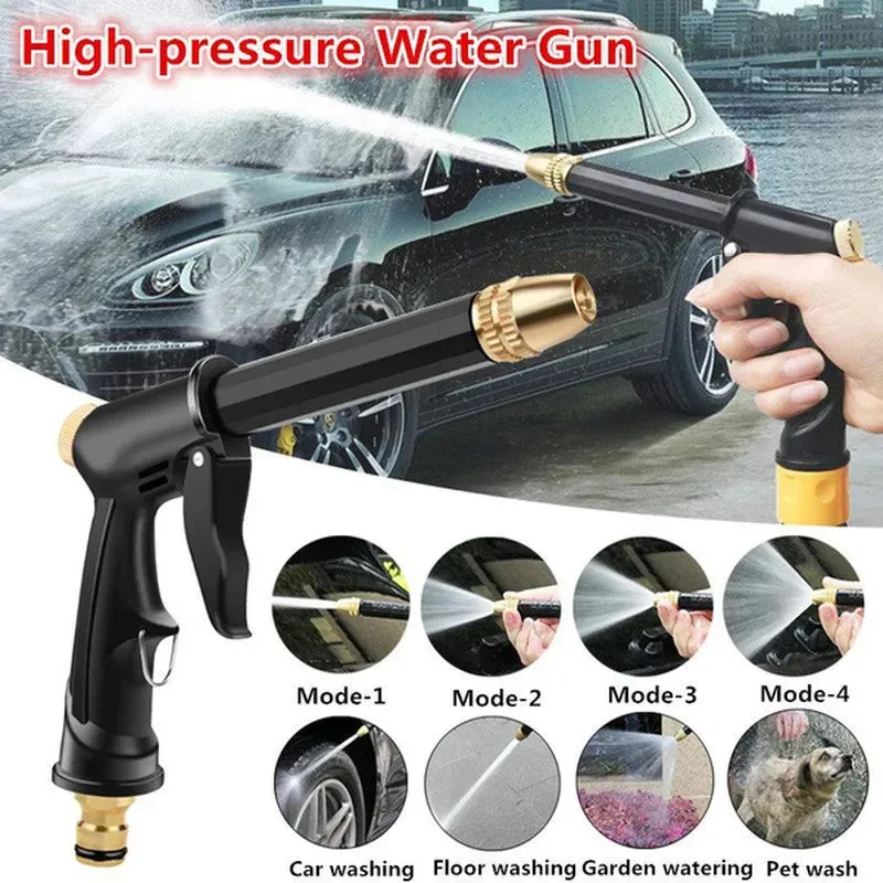 Portable High-Pressure Easy Cleaning Adjustable Water Gun